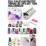 COS COSCELİA JEL TİPS PROTEZ TIRNAK UZATMA VE KALICI OJE FULL MALZEMELI PROFESYONEL SET