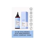 Cos.kim 8 Çeşit Hyaluronik Asit Içeren Nemlendirici Tonik | 2% 8d Hyaluronic Acid Complex Toner 250 ml