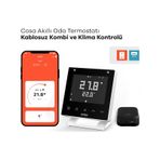 Cosa V5 Akıllı Oda Termostotı Kablolu Kombi Ve Klima Kontrolü - Beyaz