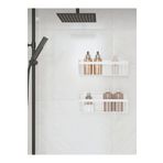 Cosargroup Lüx Banyo Düzenleyici 2Li Set Yapışkanlı Banyo Rafı Düzenleyici, Duş Rafı Organizer Şampuanlık