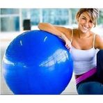 Cosfer 65 Cm Pilates Topu + Pompa Mavi
