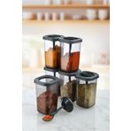 Cosiness 6 lı Kendinden Kaşıklı Tuzluk & Baharatlık Seti 350 ml.