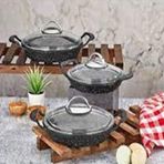 Cosiness Iron Döküm Granit 3'lü Sahan Set