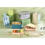 Cosiness Lunc Box 2 Katlı Saklama & Beslenme Kabı - Pembe