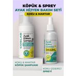 COSLAB 2’li Ayak Bakım Seti | Ayak Koku Giderici Sprey + Mantar Karşıtı Köpük Şampuan 100 ML