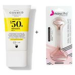Cosmed Mineral 50 SPF 40 ml Yüz Güneş Kremi + Nascita Yüz Masaj Aleti