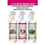 cosmeqplants 3'lü Canlandırıcı Bitki Besini Seti