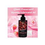 COSMESİS Çilekli Su Bazlı Kayganlaştırıcı, Erkekler, Kadınlar ve Çiftler İçin Leke Bırakmayan 150ml