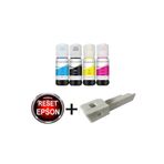 cosmicplus Epson L210 L310 Yazıcı Atık Mürekkep Tank Süngeripedi Ped Reset programı 4 renk Mürekkep