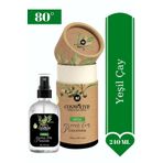 Cosmolive Kolonya | Yeşil Çay | 80° | Spreyli | Cam Şişe | Kraft Kutu | 240 ml