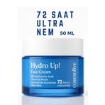 Cosmolive Yüz Kremi | 72 Saat Etkili Nemlendirici | 8d Hyaluronik Asit | Aloe Vera | Tüm Cilt Tipleri Su Bazlı