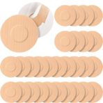 Cosmos 30 Adet Yapışkanlı CGM Sensör Yamaları Kapakları Koruyucu Yuvarlak Bant Sticker Sensör Koruması ve Sabitleme için Yapışkan Yama, Libre 2 & 3 ile Uyumlu