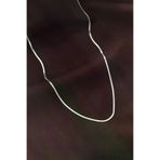 Cosmos e-ticaret TG27BKO6226 Çelik Gümüş Renk 60 Cm İnce İtalyan Zincir Kolye - Lisinya