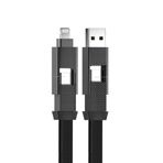 Cosmostech 4 In 1 Pd USB Şarj Data Kablosu 60W 3A Hızlı Şarj ve 480MB/S iPhone USB Type C ve Xiaomi Uyumlu Samsung Uyumlu Huawei Uyumlu