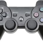 Cosmostech P3 Doubleshock PS3 Playstation 3 için Uyumlu Kablosuz Titreşimli Oyun Kolu Gamepad Joystick Controller Siyah