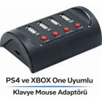 Cosmostech PG-9133 Kablolu Klavye Mouse Dönüştürücü Oyun Adaptörü | Playstation 4 Ps4, Xbox One Uyumlu