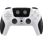Cosmostech Play x Kablosuz Oyun Kolu Beyaz-Siyah Gamepad– Çift Titreşimli, Uzun Batarya, Ps4 / Pc / Ps5 ( Kısmı Uyumlu )