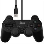 Cosmostech Ucom Kablolu Pc Gamepad – Çift Titreşimli Joystick, Ergonomik 3D Tasarım, USB Bağlantı, Windows & Steam Uyumlu