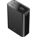 Cosmotex Newface PW501 20.000 Mah Dijital Göstergeli 2 Adet 45W Type-C ve 22.5W USB Çikişli Şarj Pd Hizli Şarj Powerbank - Siyah