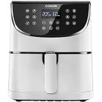 Cosori Airfryer 100 Tarif Yemek Kitabı, 1700-Watt Xxl 5,5 L Dijital Dokunmatik Hava Fritözleri 11 Ön Ayarlı Fırın, Yağsız Sıcak Ocak, Yapışmaz Sepet, Beyaz