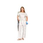 Cossy By Aqua Kadın Kısa Kol Krem Pijama Takım C8T3N5O42 KREM 44