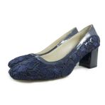 Costo Shoes 1924 Lacivert Kadın Topuklu Ayakkabı