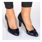 Costo Shoes 1954 Lacivert Kadın Topuklu Ayakkabı
