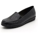 Costo Shoes 200592 Siyah Timsah Baskı Kadın Ayakkabı