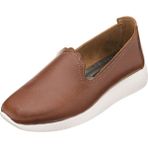 Costo Shoes 41-42-43-44 Numaralarda N0609 Kahve Soft Deri Çok Hafif Yumuşak Taban Büyük Numara Kadın Ayakkabı