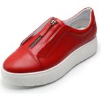 Costo Shoes 45 -46 - 47 - 48 - 49 - 50 Büyük Numara Deri Spor Ayakkabı - Kırmızı Deri