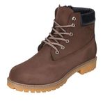 Costo Shoes 45 46 47 48 49 50 Numaralarda TLAND0802 Kahve Nubuk Timber land Style Kışlık Büyük Numara Erkek Bot Sıcak Astar Rahat