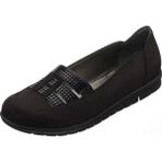 Costo Shoes A8512 Siyah Yağlı Crazy Dişli Kaymaz Taban Rahat Geniş Kalıp Büyük Numara Kadın Ayakkabı