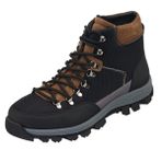 Costo Shoes AG1071 Siyah Kapsüllü Trekking Taban Yeni Sezon Üst Kalite Büyük Numara Erkek Deri Bot