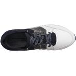Costo Shoes AG141 Beyaz Lacivert Dana Derisi Rahat Geniş Kalıp Hafif Spor Taban Yeni Sezon
