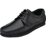 Costo Shoes AG2018 Siyah Rok Deri Erkek Ayakkabı