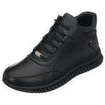 Costo Shoes AG2137 Siyah Büyük Numara Dana Derisi Rahat Geniş Kalıp Erkek Bot