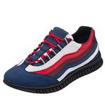Costo Shoes Amex 45-46-47-48-49-50 Lacivert Büyük Numara Dana Derisi Rahat Geniş Kalıp Erkek Vip Spor Ayakkabı
