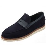 Costo Shoes AYL1112 45-46-47-48-49-50 Lacivert Süet Termo Taban 4 Mevsim Büyük Numara Üst Kalite Erkek Ayakkabısı