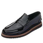 Costo Shoes AYL1112 45-46-47-48-49-50 Siyah Rugan Termo Taban 4 Mevsim Büyük Numara Üst Kalite Erkek Ayakkabısı