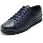Costo Shoes Büyük Numara Erkek Ayakkabı GS1840 Lacivert Dana Derisi Büyük Numara Erkek Ayakkabı 4 Mevsim Geniş Kalıp Rahat Kullanım