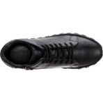 Costo Shoes CK201 Dana Derisi Erkek Bot Rahat Geniş Kalıp Özel Seri - Siyah Deri