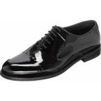 Costo Shoes CS1365 Siyah Rugan Erkek Klasik Ayakkabı Rahat Geniş Kalıp - Parlak Siyah