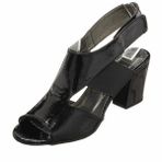 Costo Shoes DRL4316 Siyah Rahat Geniş Şık Kalıp Yeni Sezon Rugan Büyük Numara Kadın Ayakkabısı