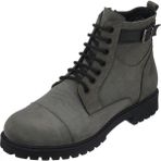 Costo Shoes EF703 Gri Dana Nubuk El İşçiliği Rahat Geniş Kalıp Özel Seri Erkek Bot