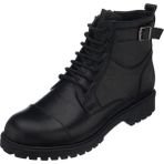 Costo Shoes EF703 Siyah Dana Derisi El İşçiliği Rahat Geniş Kalıp Özel Seri Erkek Bot
