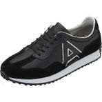 Costo Shoes GG18 Siyah Deri Termo Taban ve Rahat Geniş Kalıp Süet Erkek Deri Spor Ayakkabı