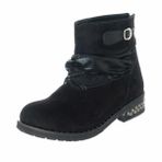 Costo Shoes K358-1 Siyah Süet Kadın Bot
