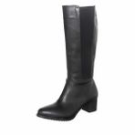 Costo Shoes K4001 Siyah Streçli Büyük Numara Kadın Çizme