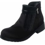 Costo Shoes K505-1 Siyah Süet Kadın Bot