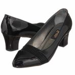 Costo Shoes KDR1813 Siyah Damla Baskılı Büyük Numara Kadın Topuklu Ayakkabı